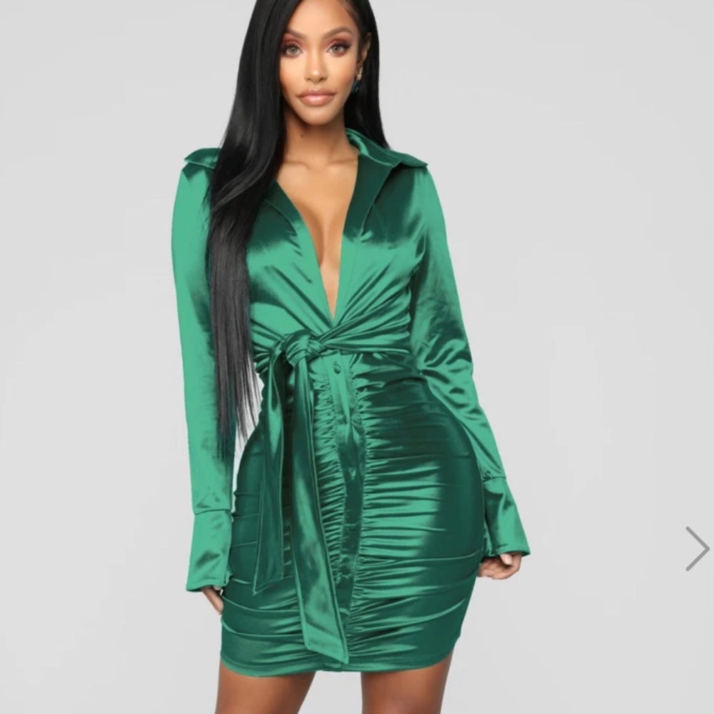 Green dress
